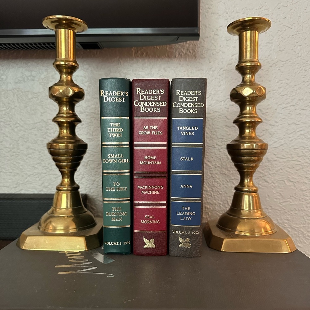 Set of (3) Vintage Readers Digest Book Decor
